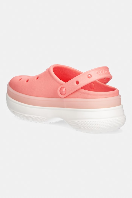 Obuwie Crocs klapki Classic Frosted Stacked Clog 212567.6UI różowy