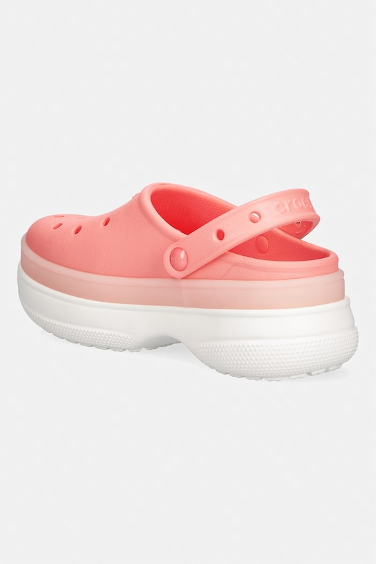 Obuwie Crocs klapki Classic Frosted Stacked Clog 212567.6UI różowy