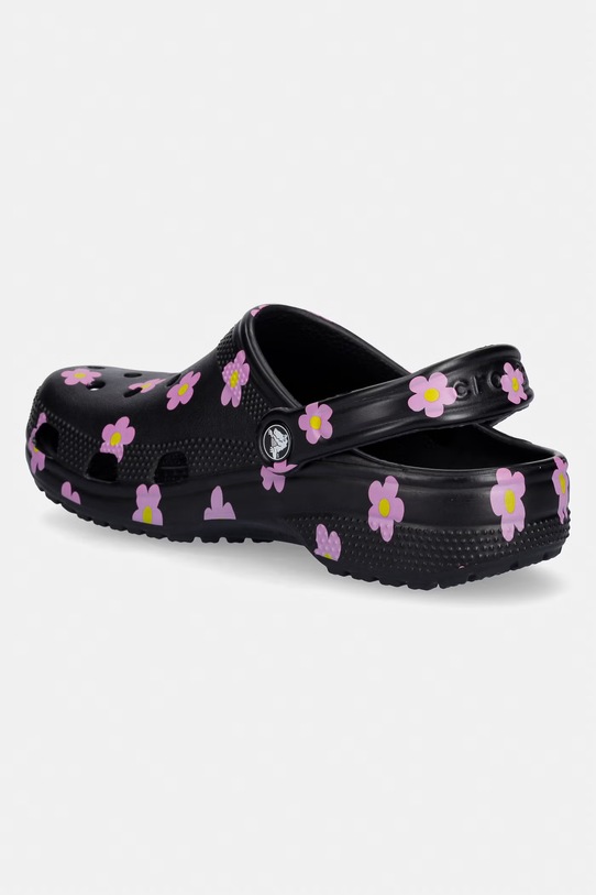 Obuwie Crocs klapki damskie Classic Flower Clog 212677.001 czarny