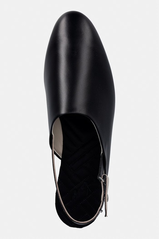 Kenzo Mule baleriny skórzane czarny FF62MU190L50