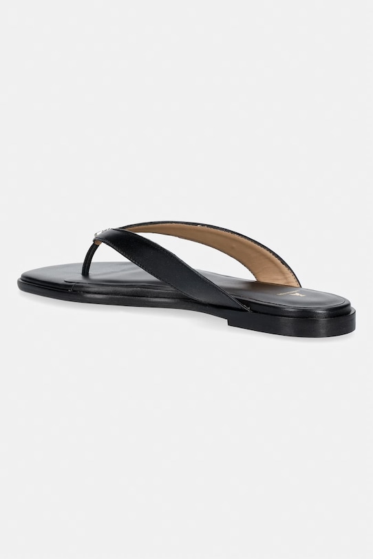 Παπούτσια Patrizia Pepe σαγιονάρες δίχαλο γυναικείες δερμάτινες 2X0052.L026.K103 μαύρο