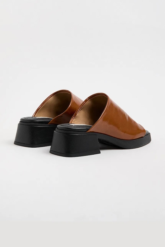 Cipők Miista bőr papucs Zooey E8.4141 barna