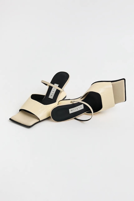 Miista sandály dámské kožené Egle béžová MI.6060