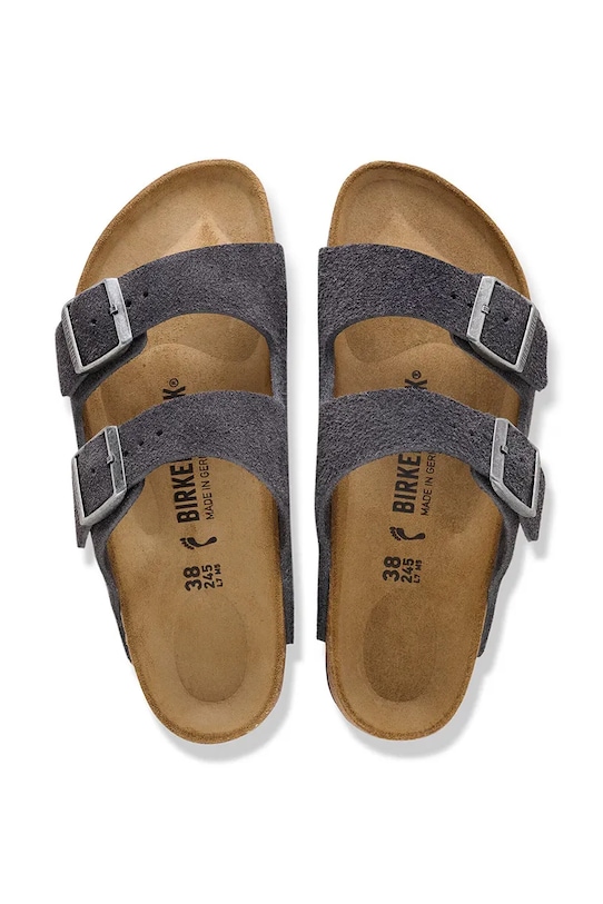 Birkenstock Arizona LEVE šľapky dámske semišové 1031625 sivá