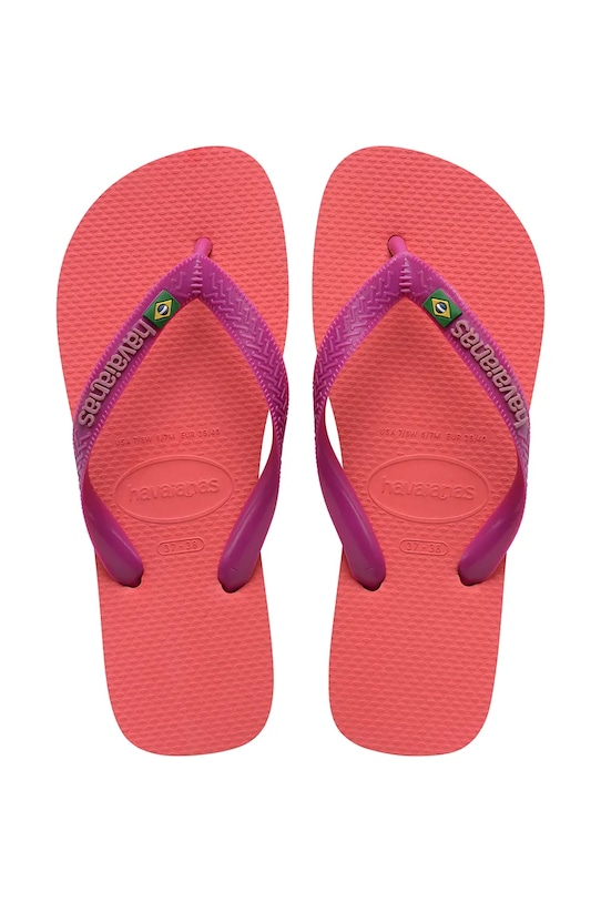 Havaianas japonki damskie BRASIL LOGO różowy 4110850.4380