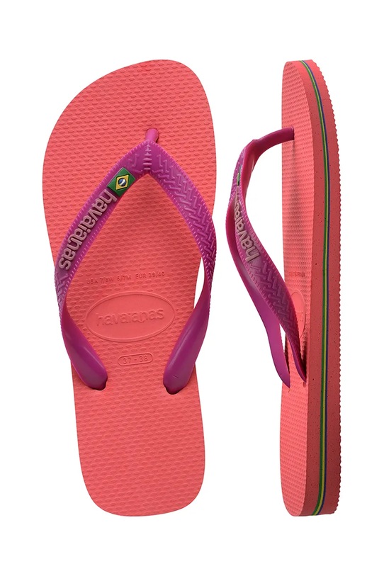 Havaianas šľapky dámske BRASIL LOGO 4110850.4380 ružová