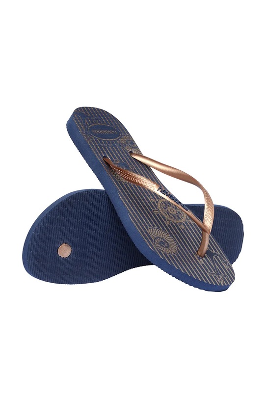 Havaianas japonke ženske SLIM NAUTICAL mornarsko modra 4137125.2356