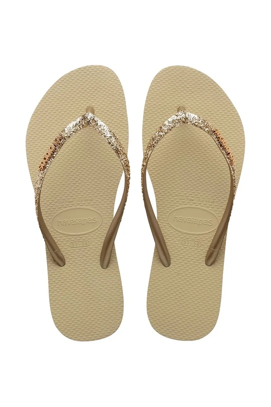 Havaianas japonki damskie SLIM GLITTER II beżowy 4146975.0154