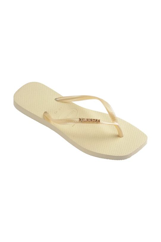 Obuv Havaianas šľapky dámske SLIM SQUARE LOGO METALLIC 4148257.9256 žltá