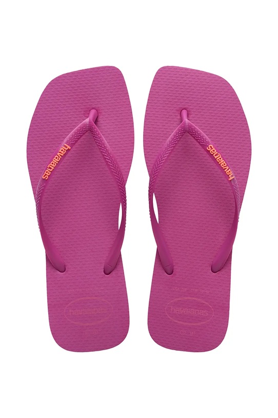 Havaianas šľapky dámske SQUARE LOGO POP UP ružová 4148959.4622