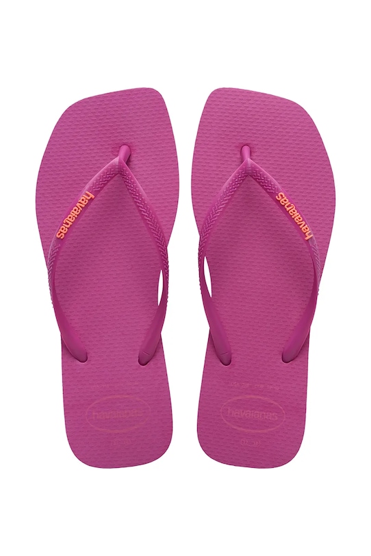 Havaianas japonki damskie SQUARE LOGO POP UP różowy 4148959.4622