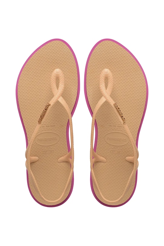 Havaianas sandały damskie LUNA POINT beżowy 4149921.1691