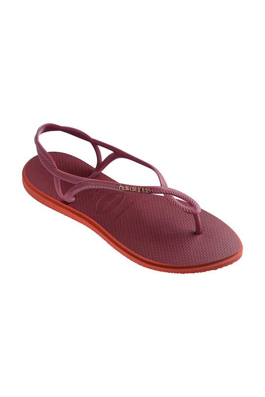 Obuwie Havaianas sandały damskie LUNA POINT 4149921.1955 bordowy