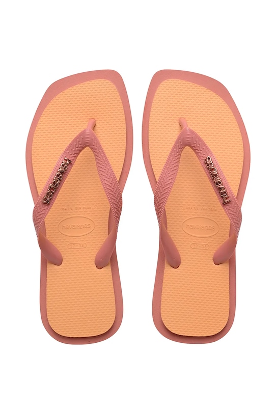 Havaianas japonki damskie TOP SQUARE FUSION pomarańczowy 4149944.1800