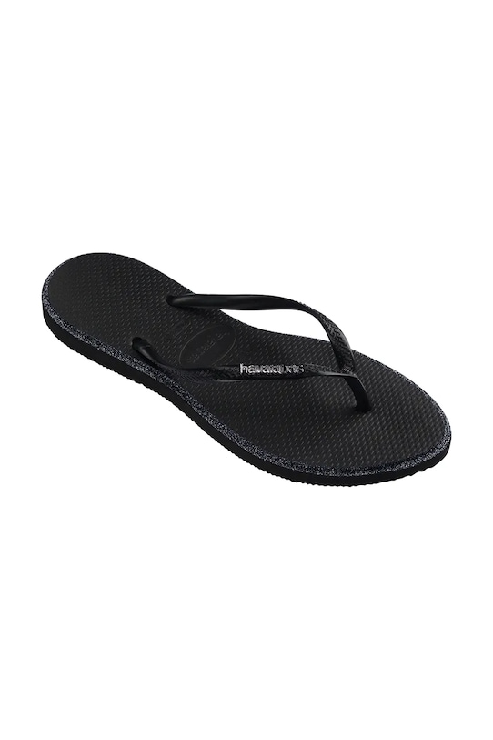 Obuwie Havaianas japonki damskie SLIM POINT GLITTER 4150157.1069 czarny