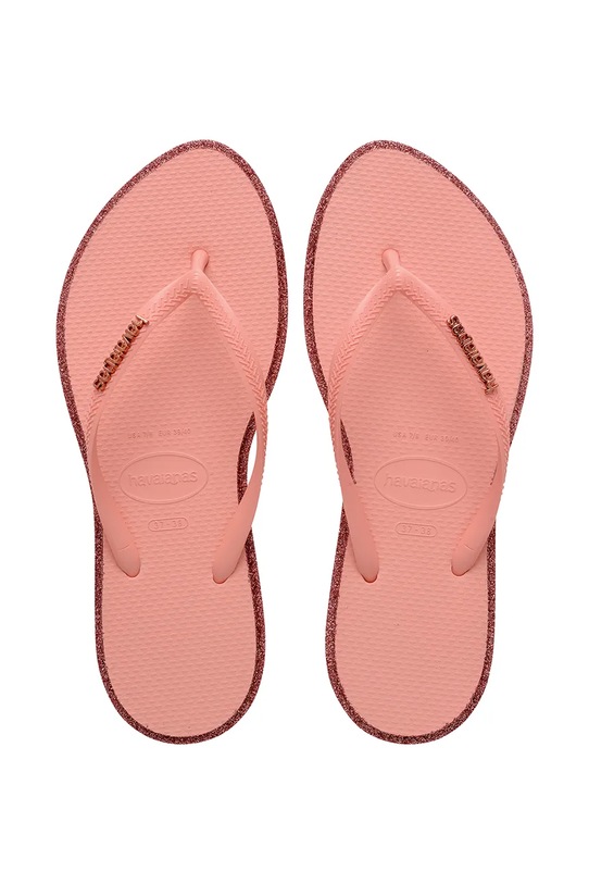 Havaianas infradito da donna SLIM POINT GLITTER arancione 4150157.1397