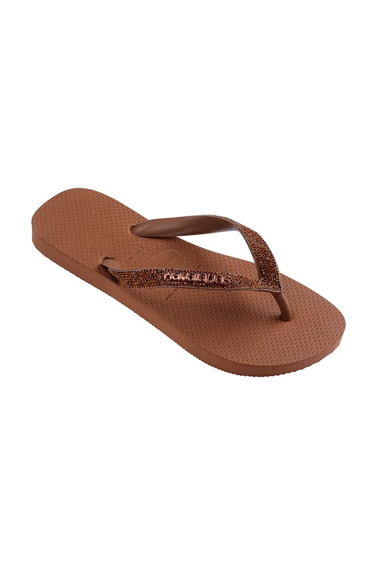 Obuća Havaianas japanke za žene TOP GLOW 4150163.1976 smeđa