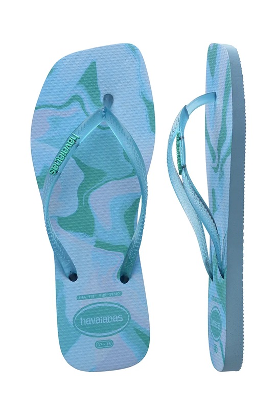 Havaianas japonki damskie SQUARE JELLY 4150245.1056 niebieski