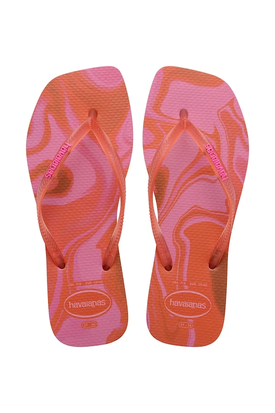 Havaianas japonki damskie SQUARE JELLY pomarańczowy 4150245.1106