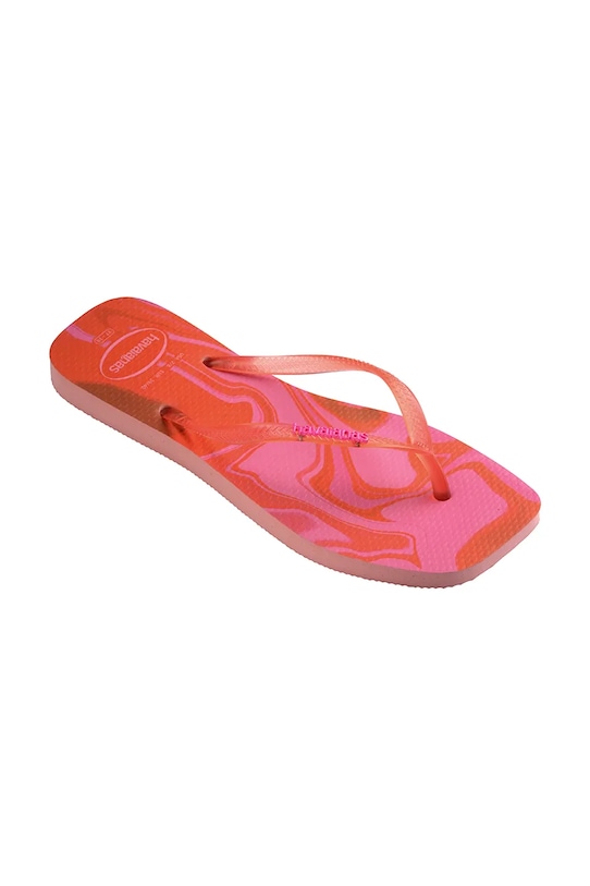 Obuwie Havaianas japonki damskie SQUARE JELLY 4150245.1106 pomarańczowy