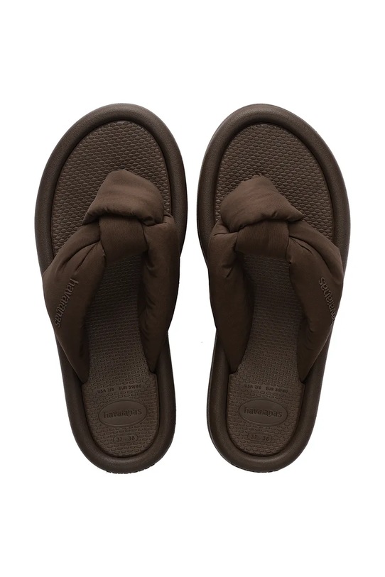 Havaianas šľapky dámske OVER PUFFED UP hnedá 4150281.0727