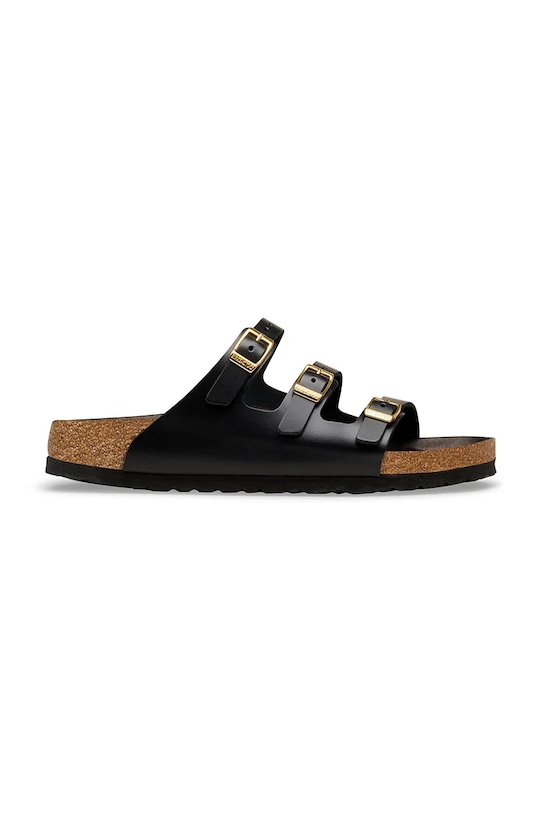 Birkenstock Florida FR klapki damskie skórzane czarny 1032029