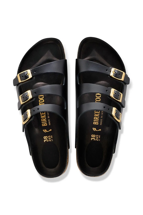 Birkenstock Florida FR klapki damskie skórzane 1032029 czarny