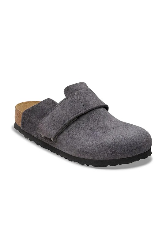 Birkenstock klapki zamszowe Loma 1031652 szary SS26