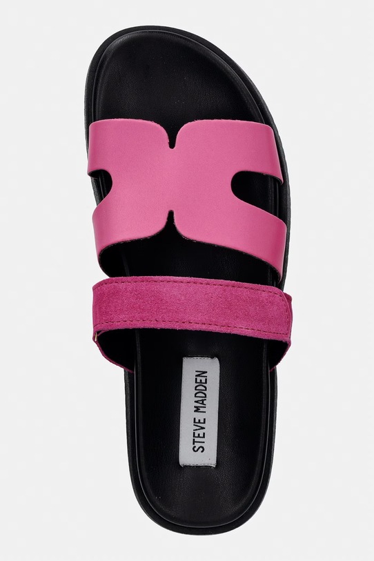 Steve Madden klapki damskie skórzane Missile-E różowy 11003504.740