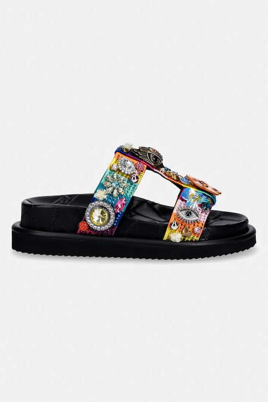 Kurt Geiger London klapki damskie Orson Tutti Frutti 4883869689 czarny SS26