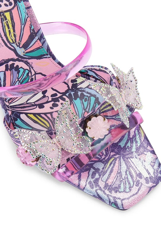 Kurt Geiger London női tűsarkú papucs Butterfly Mule Sandal lila 5610195069