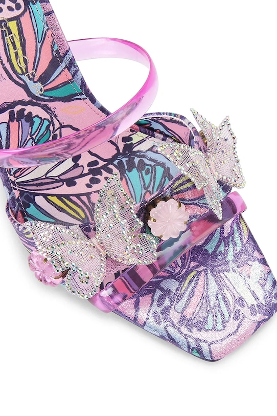 Kurt Geiger London női tűsarkú papucs Butterfly Mule Sandal lila 5610195069