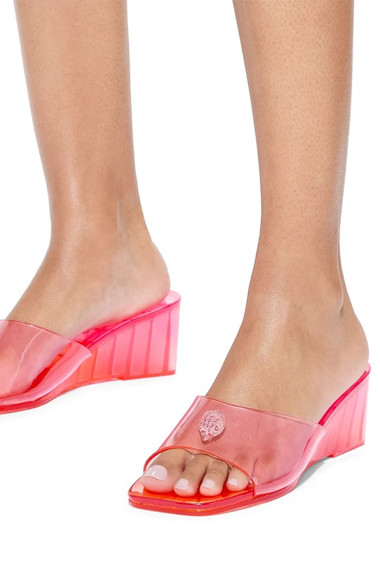 Kurt Geiger London klapki na koturnie damskie Maddison Wedge Mule 5613399979