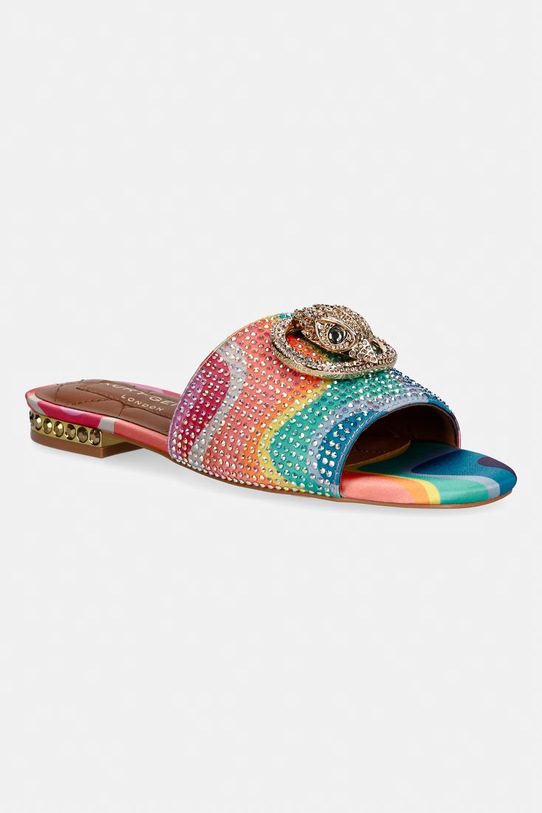 Kurt Geiger London klapki damskie Chelsea Flat Sandal multicolor 3416269689
