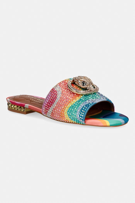 Kurt Geiger London klapki damskie Chelsea Flat Sandal multicolor 3416269689