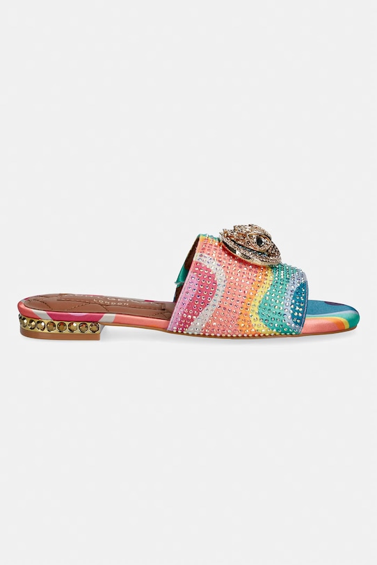 Kurt Geiger London klapki damskie Chelsea Flat Sandal 3416269689 multicolor SS26