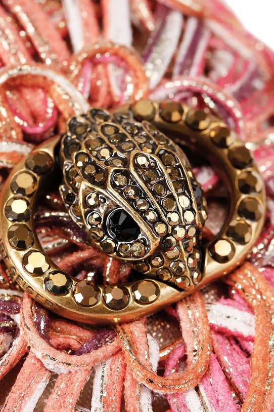 Kurt Geiger London klapki damskie Chelsea Woven Flat Sdl 5600557999 pomarańczowy