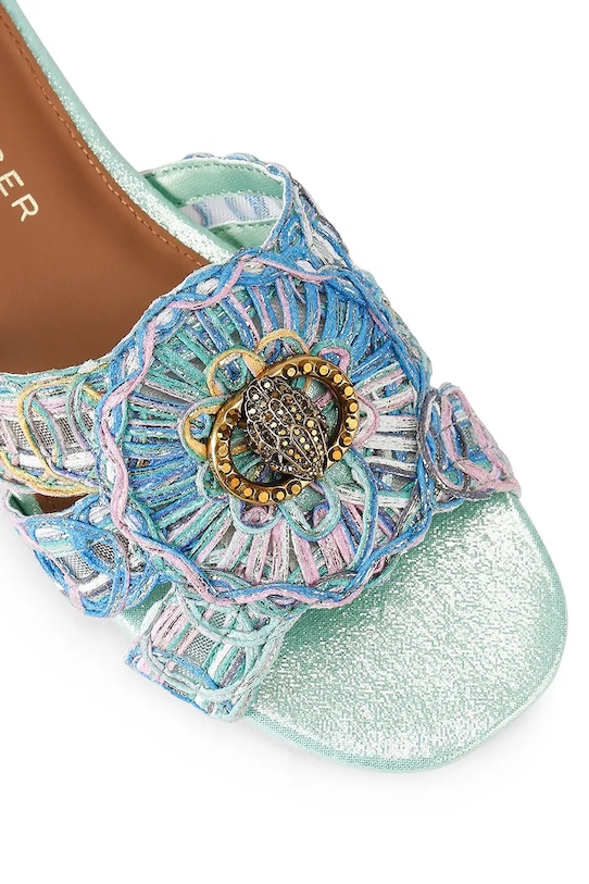 Kurt Geiger London dámske šľapky Chelsea Woven Flat Sdl tyrkysová 5600589999