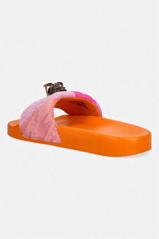 Obuwie Kurt Geiger London klapki damskie Meena Eagle 7400269689 pomarańczowy