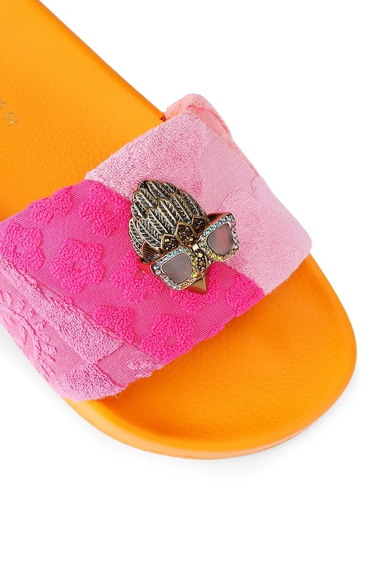 Dámske šľapky Kurt Geiger London Meena Eagle oranžová 7400269689