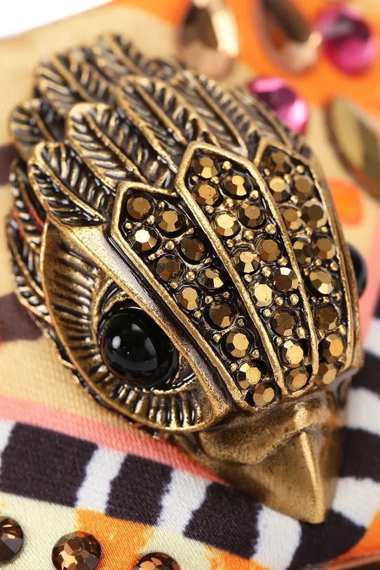 Kurt Geiger London klapki damskie Kensington Flat Sandal 8496194609 żółty