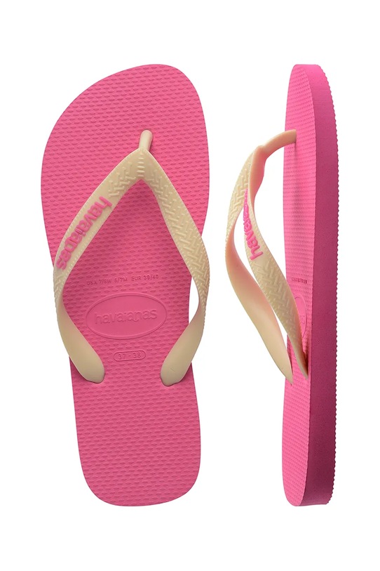 Havaianas japonke ženske TOP LOGO POP UP 4147522.5784 roza