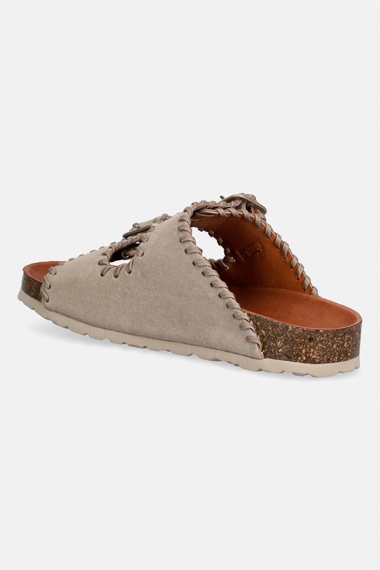 Scarpe Verbenas ciabatte slide da donna in scamoscio RANDEL SERRAJE CRAFT 3301871022.CRUDO beige