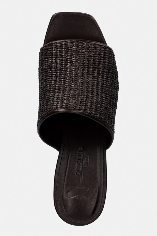 Weekend Max Mara чехли с нисък ток дамски Wkafiesta кафяв 2615521035600.DBROWN