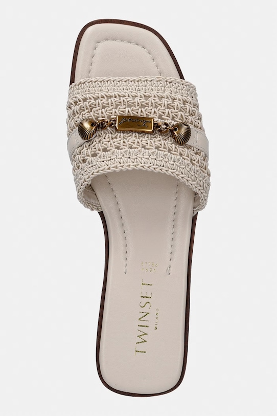 Twinset šľapky dámske béžová 261TGT044.00059