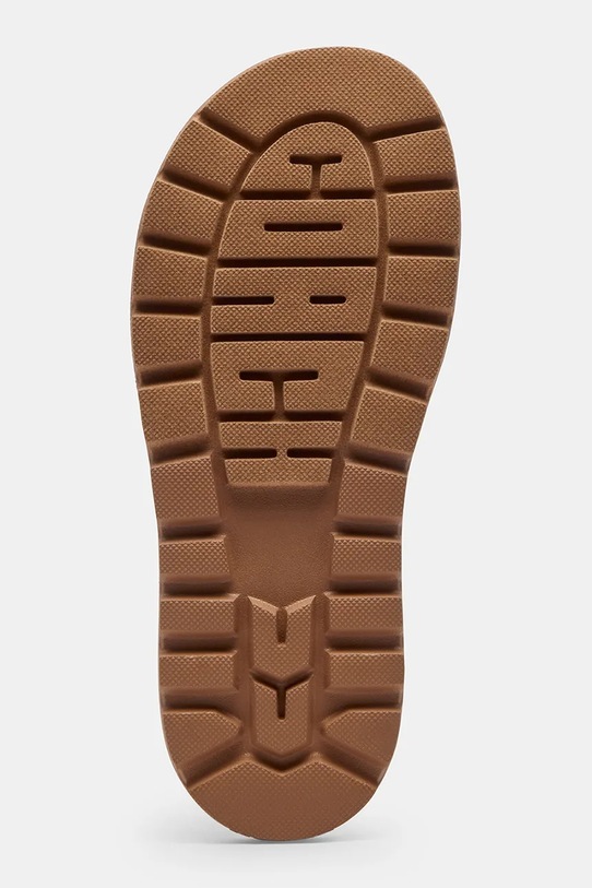 Coach klapki na płaskim obcasie damskie Brynn Crystal Signature Slide CEF53.TN2 brązowy