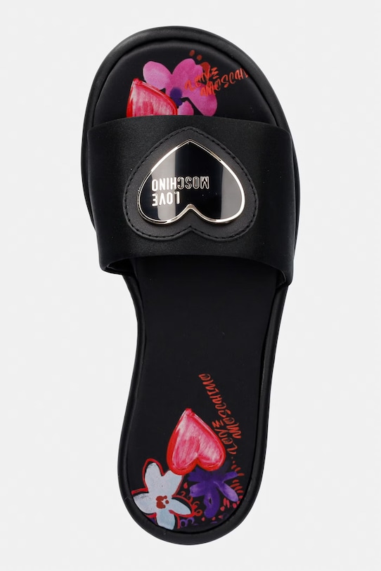 Love Moschino klapki damskie czarny JA28232G0OJO0000