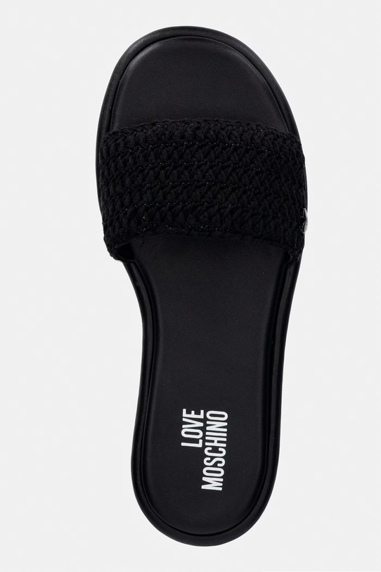 Love Moschino klapki damskie czarny JA28242G0OJQB000