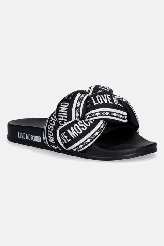Love Moschino klapki damskie czarny JA28312G0OIW300A