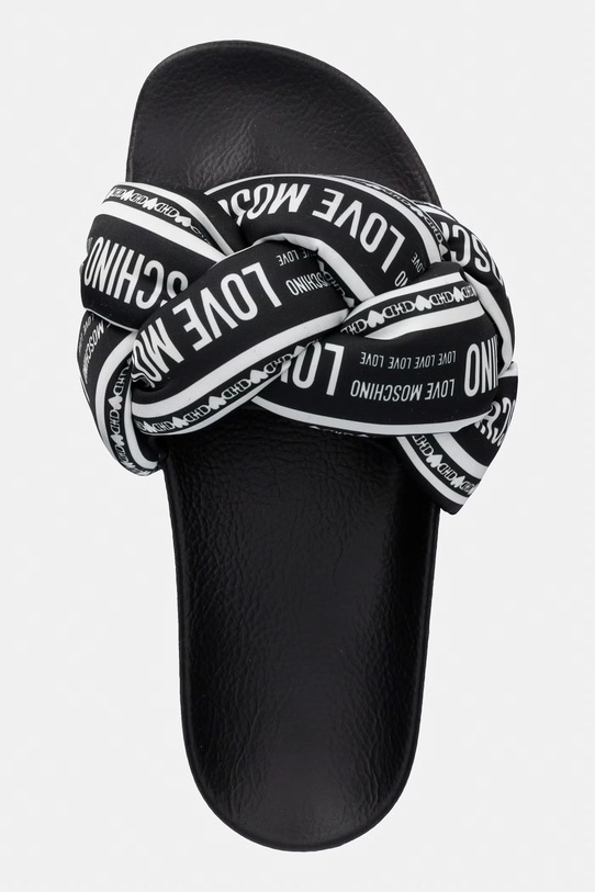 Love Moschino klapki damskie czarny JA28312G0OIW300A